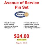 Avenue of Service Pin Set